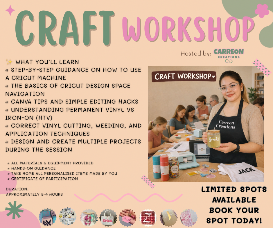 ✨ CRAFT WORKSHOP✨ MAY 23, 2026