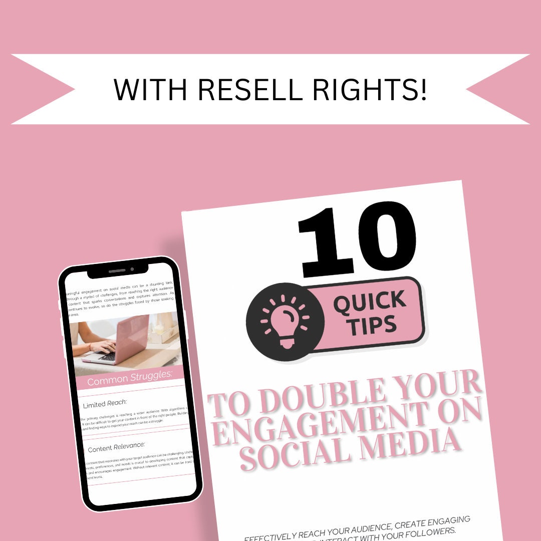 10 quick tips to double your engagement on social media - MRR/PLR