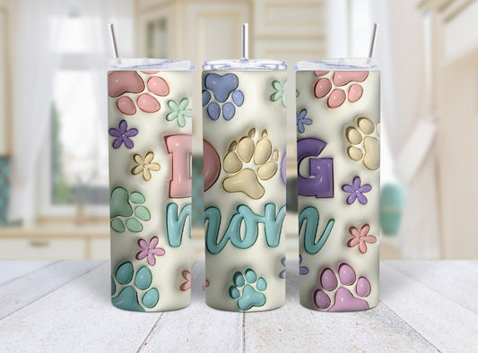 Dog mom / 3D inflated 20oz