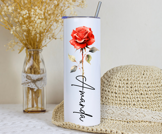 Birthmonth Flower Tumbler for Mum