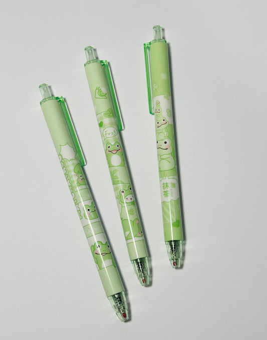 Cute green frog - Pen