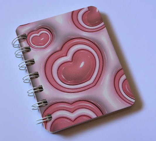 Mini Notebook - 3D heart