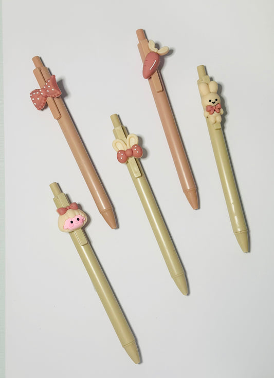 5pc Bunny Collection Pen