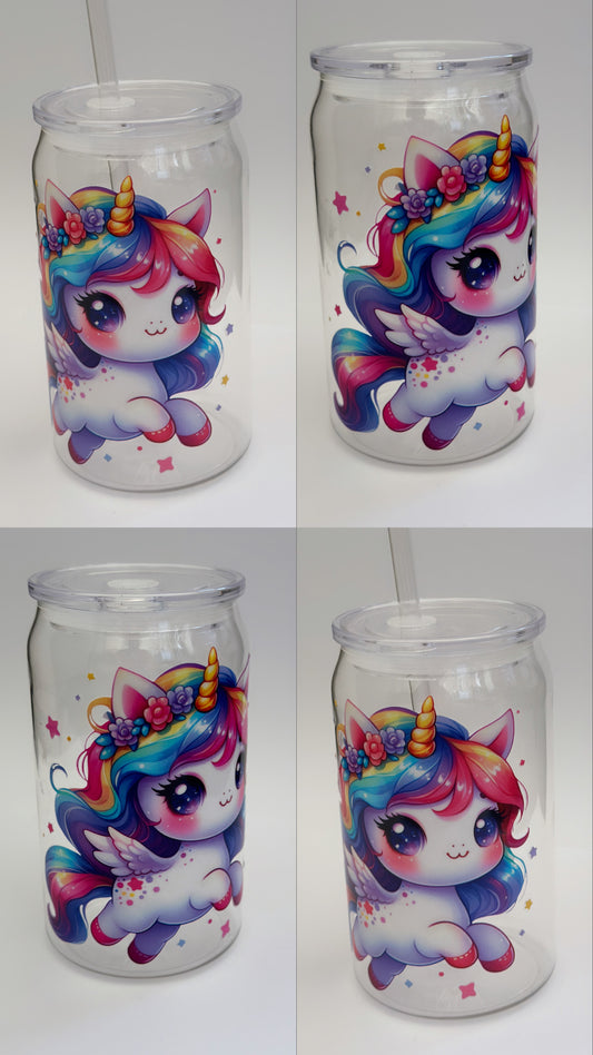 Unicorn - 16oz Acrylic Can