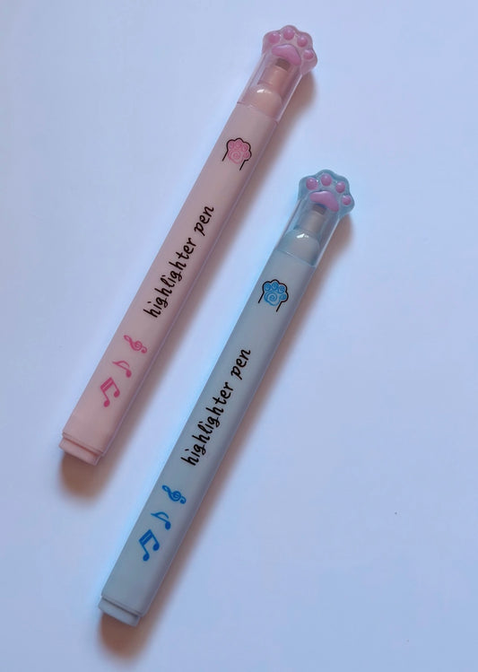 2pc - Cute paw highlighters