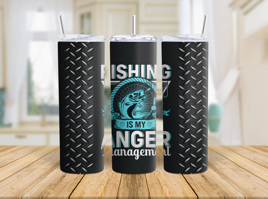 Fishing Anger - 20oz tumbler