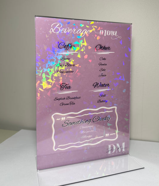 Holographic Signage Acrylic Insert