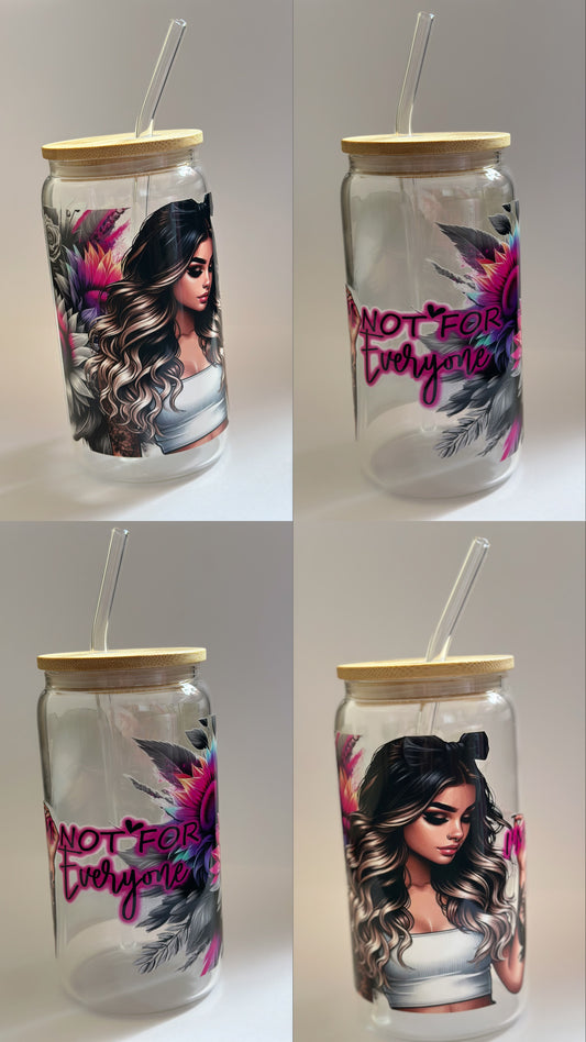 Not for everyone - 16oz glass can