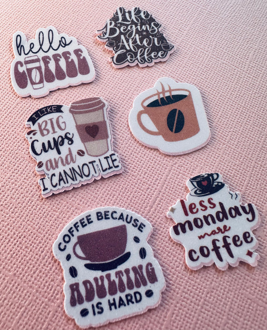 Coffee Lover Set A - Glittery