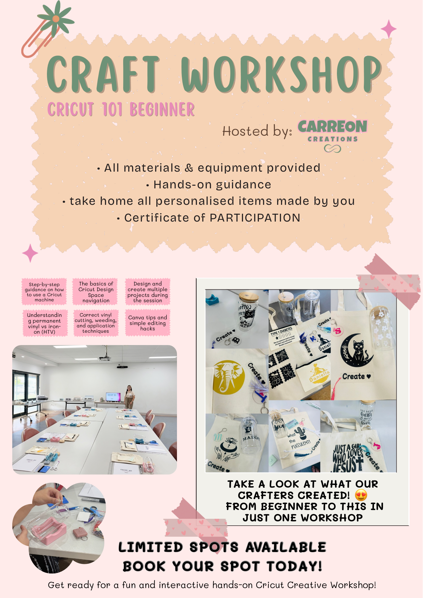 ✨ CRAFT WORKSHOP✨ MAY 23, 2026