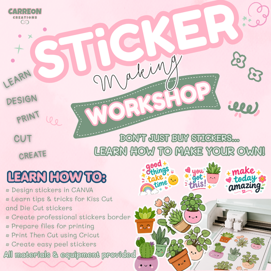 AUG 08 2026 - Sticker Making Workshop
