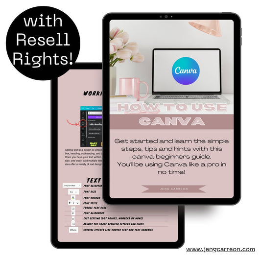 How to use Canva - Course Guide MRR/PLR