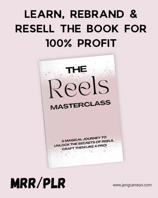 The REELS Masterclass - MRR/PLR