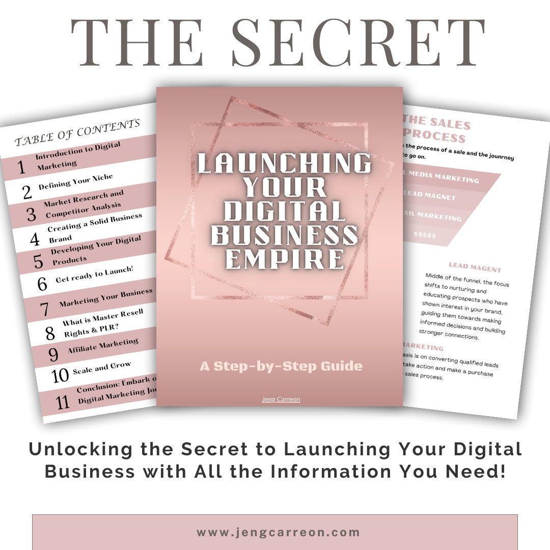 Launching Your Digital Business Empire with MRR and PLR plus free Journals and Planners!
