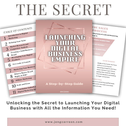 Launching Your Digital Business Empire with MRR and PLR plus free Journals and Planners!