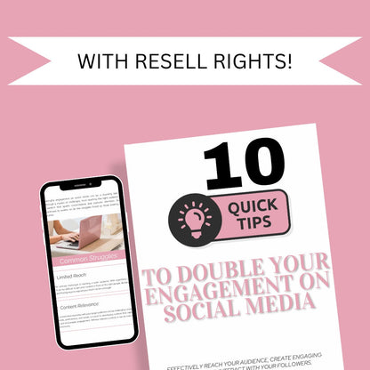 10 quick tips to double your engagement on social media - MRR/PLR